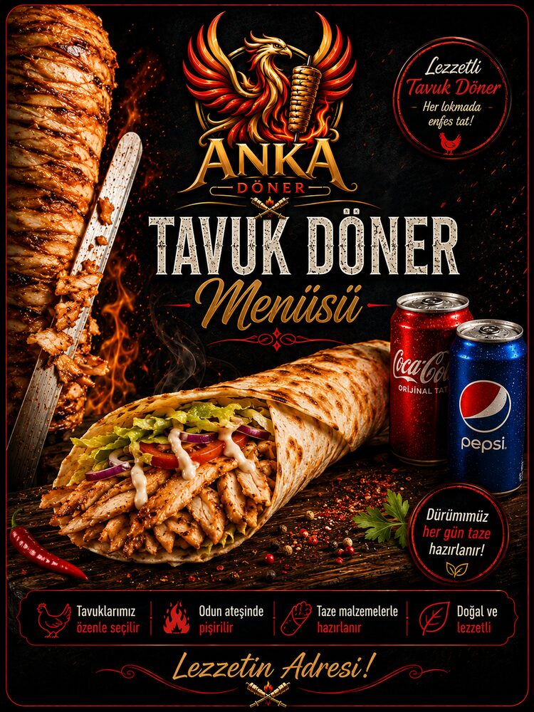 Tavuk Döner Menüsü 2